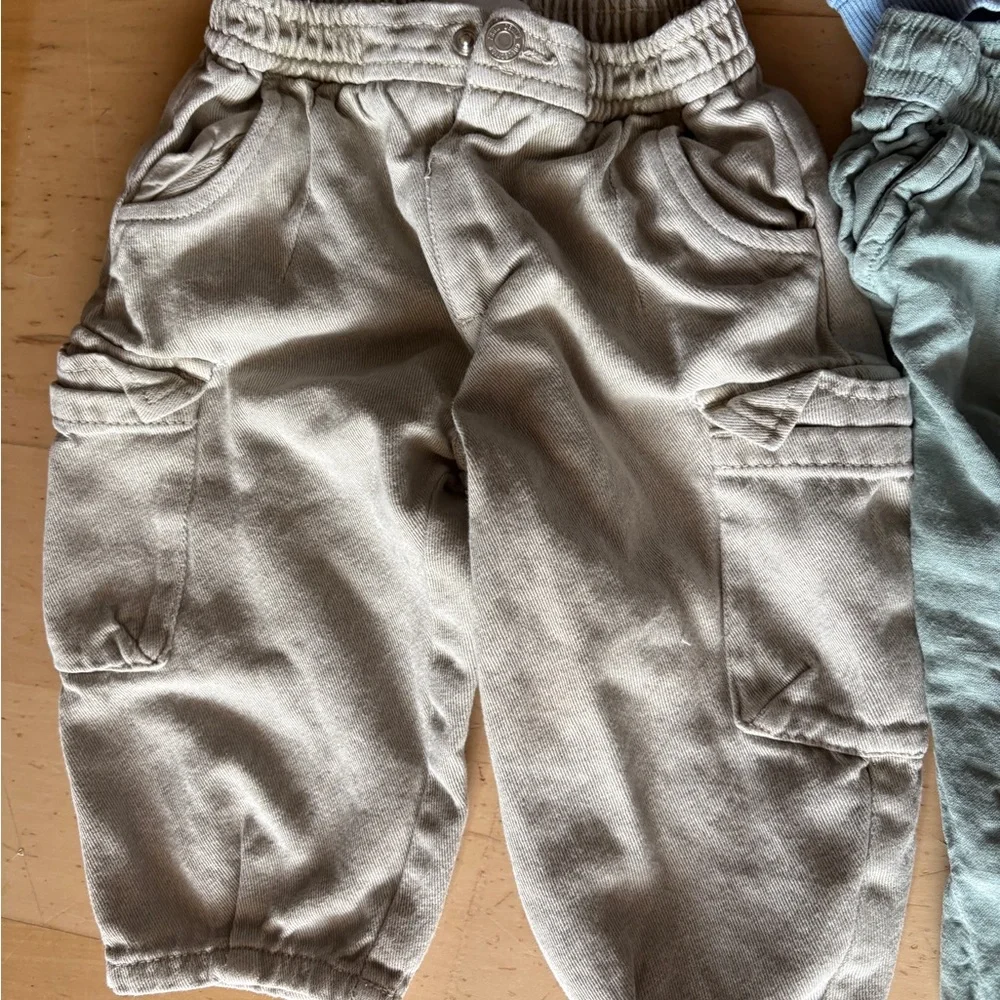 Zara Kids Tan Cargo Pants - Picture 1 of 1